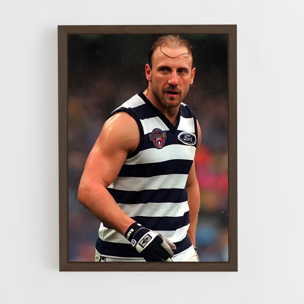 Poster Le Maître des Rayures – affiche Football australien (vue 5)